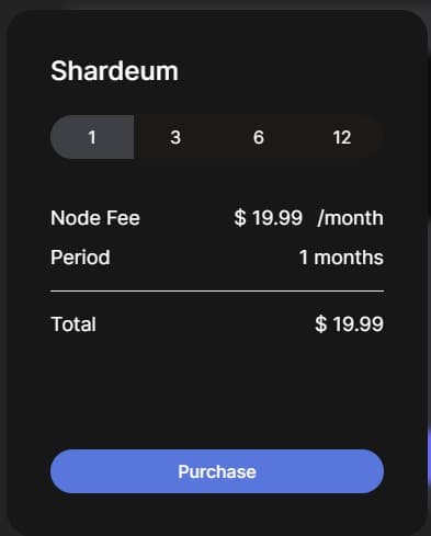 Click on the purchase button