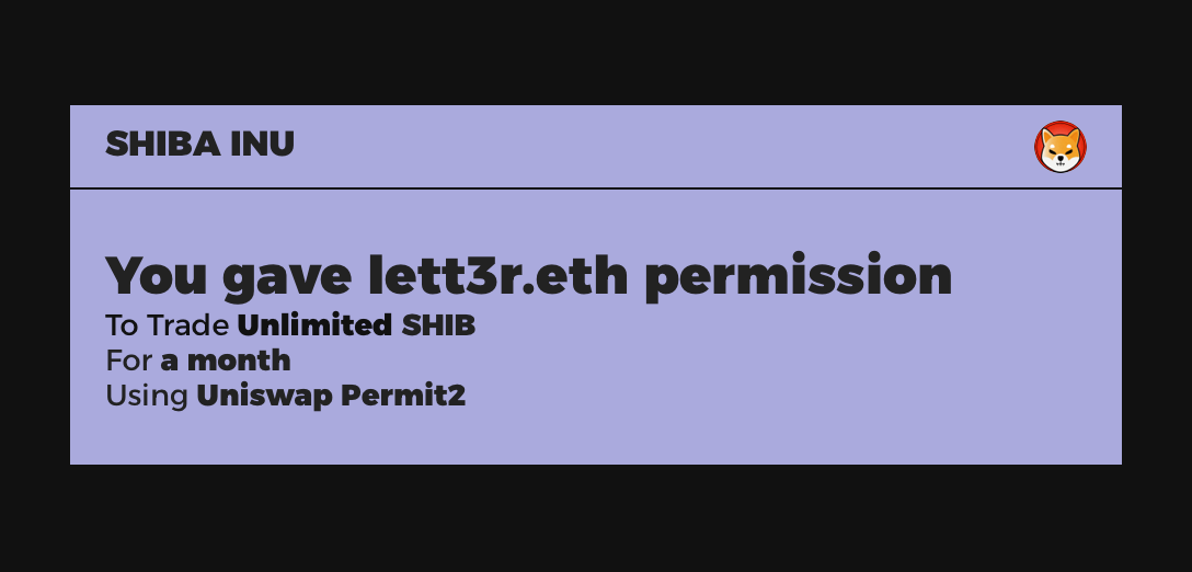 Example of Permit2