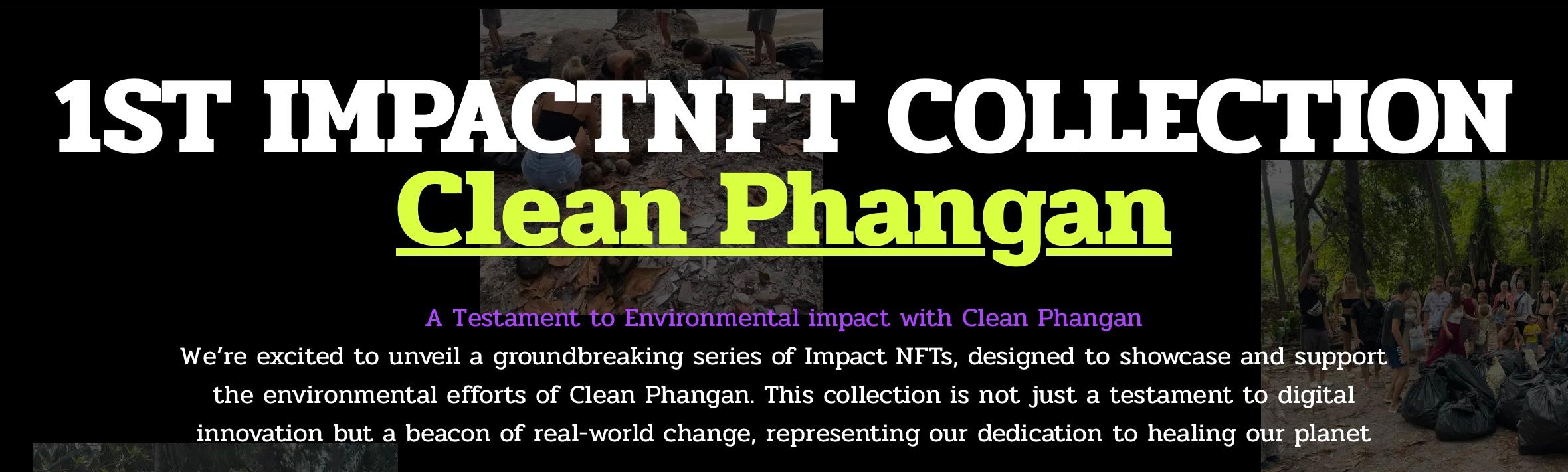 Clean Phangan Impact Product MVP (Impact NFT)