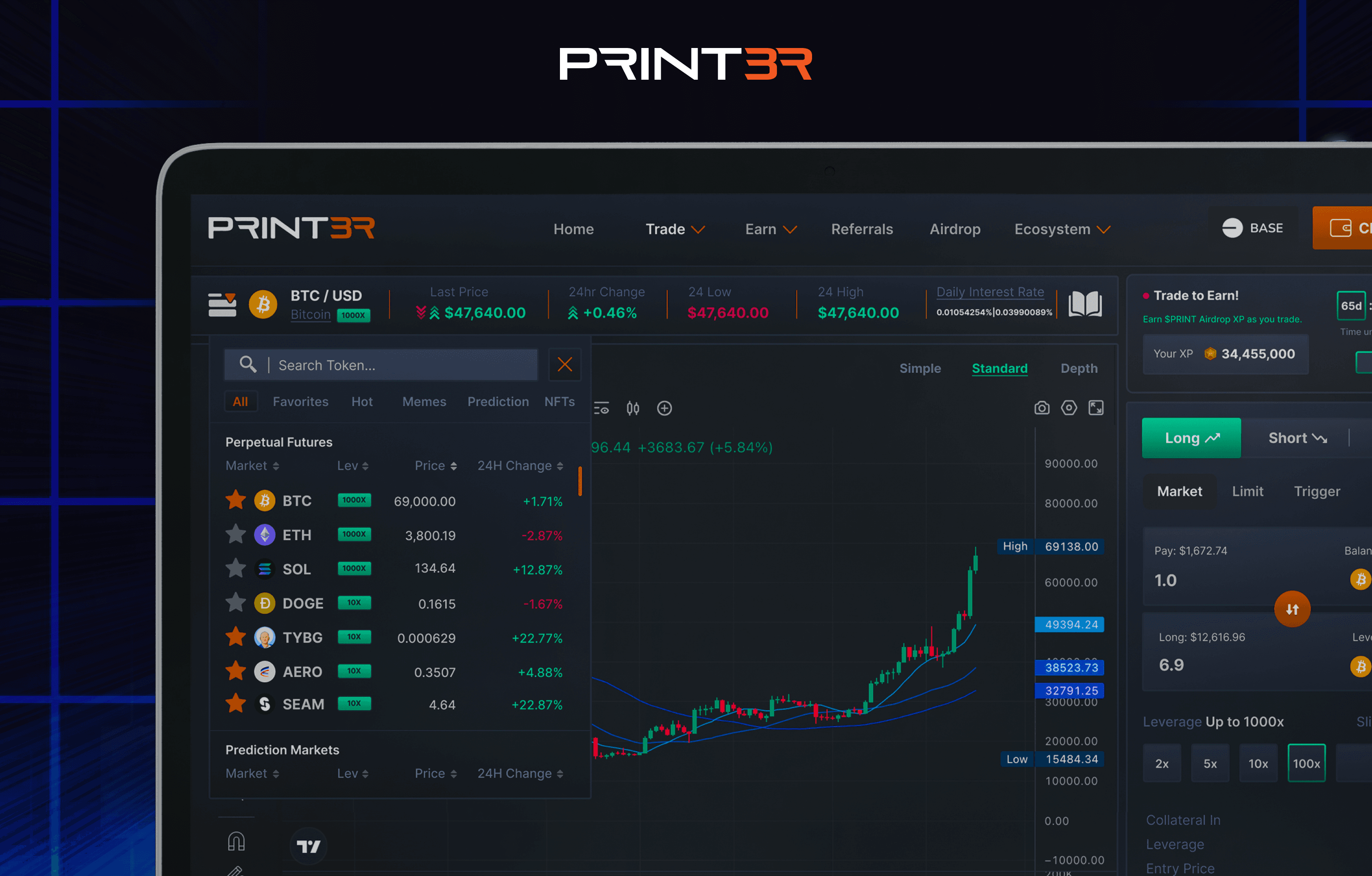 The PRINT3R Trading Experience has undergone a complete overhaul, adding many new features to make trading easier for you!