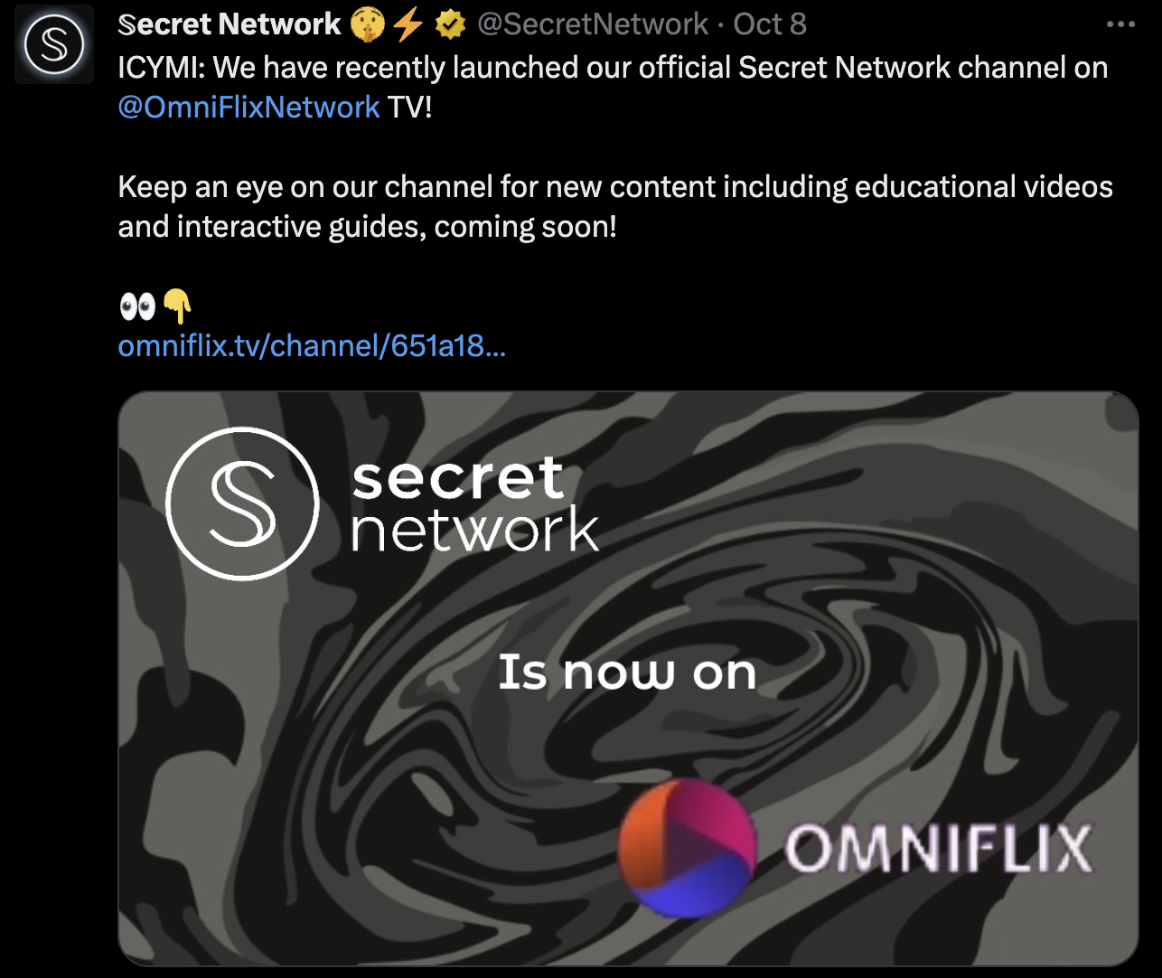 Secret Network on OmniFlix