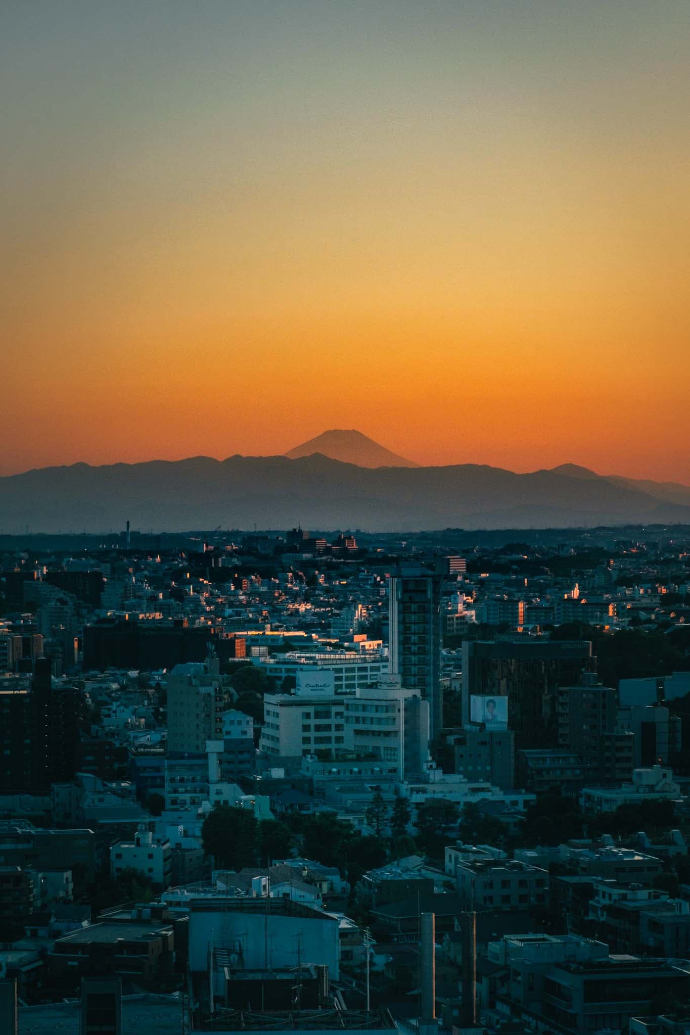 Mount Fuji from Tokyo