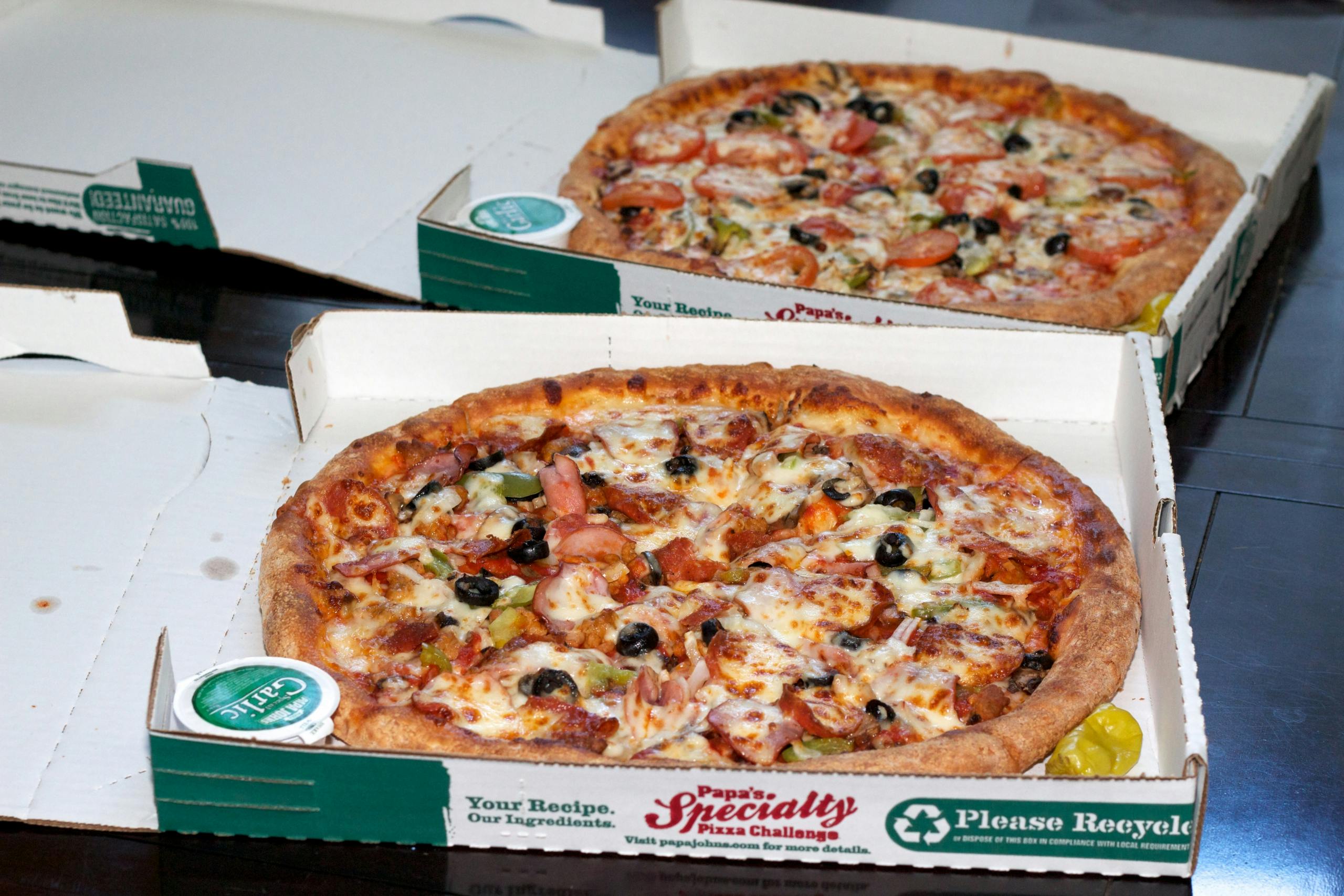 Las dos famosas pizzas por las que Laszlo Hanyecz pagó 10.000 bitcoin el 22 de mayo de 2010. 