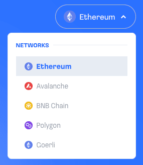 Each of these buttons with different chains has the `addAndSwitchToEthereumChain` under the hood