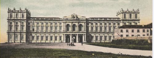 Ajuda Palace in the mid-19th century