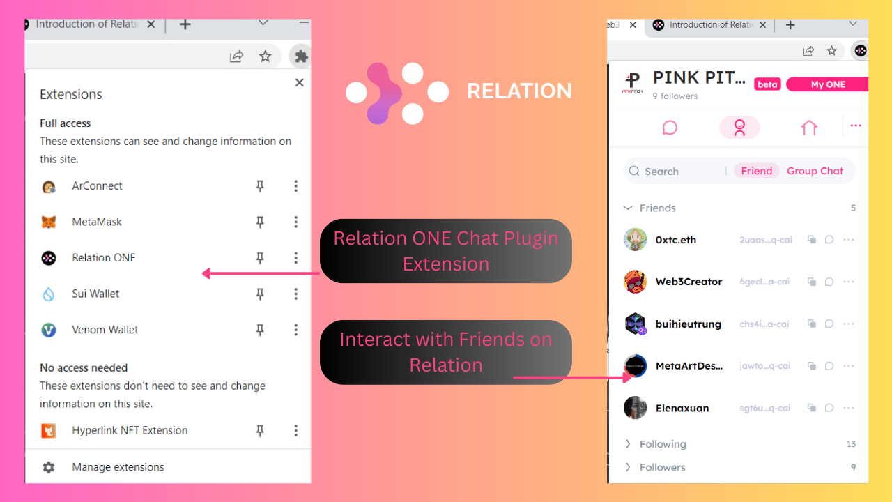 Relation ONE Chat Plugin Browser Extension