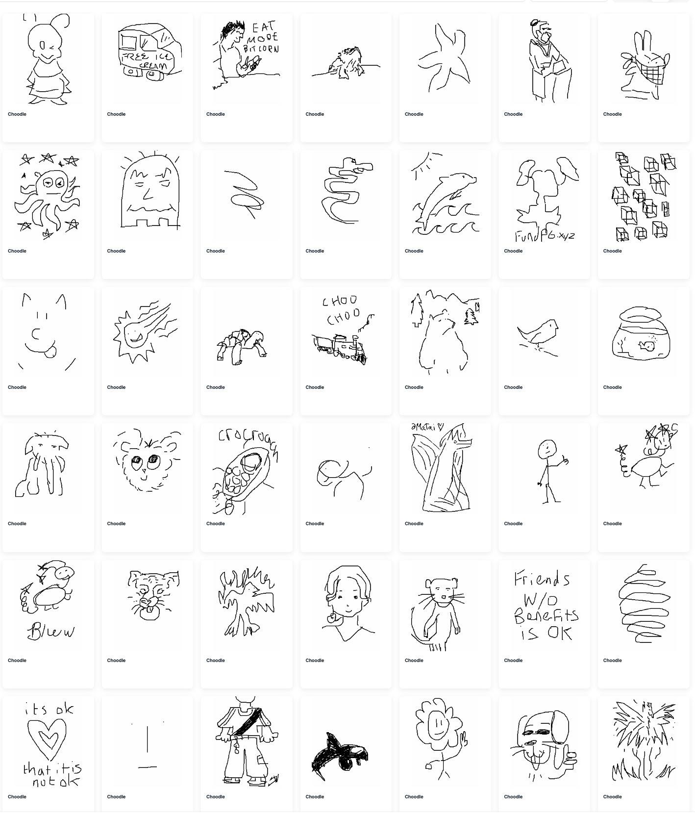 Beta testers created hundreds of sketches based on unique daily prompts.