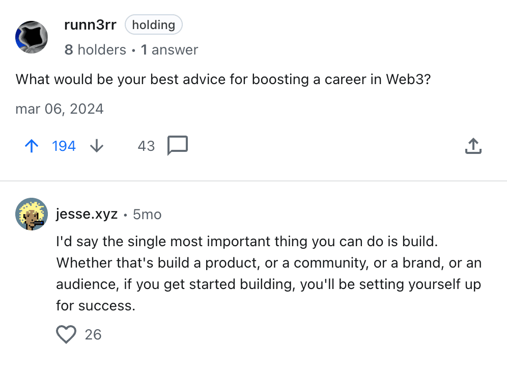 The most popular question on builder.fi