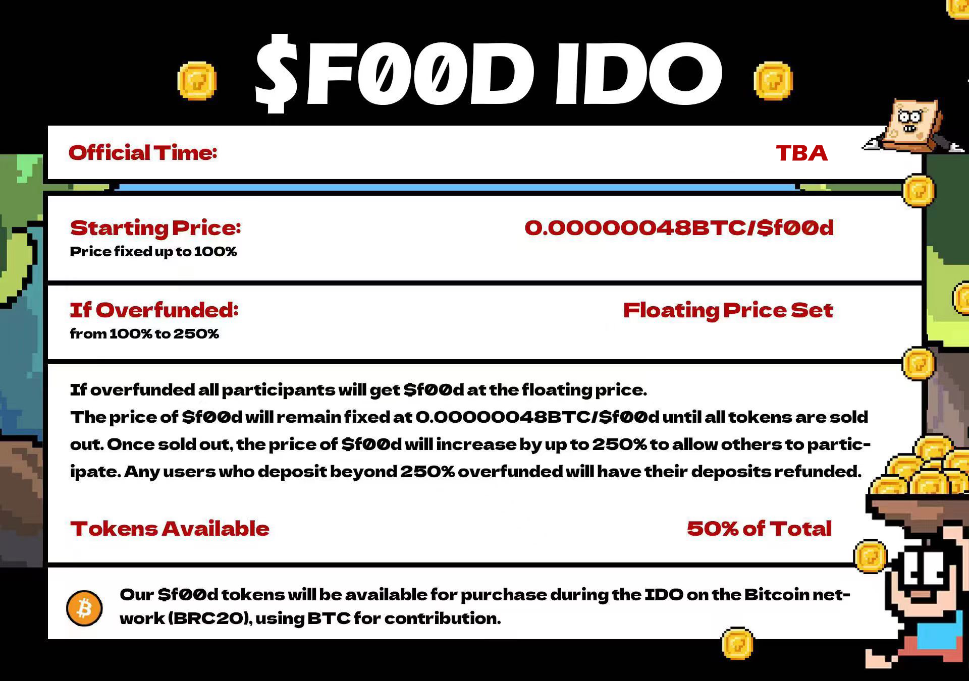 $f00d IDO Details
