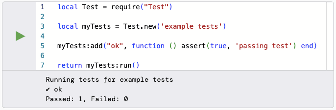 example tests