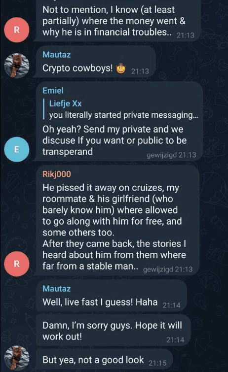 April 15th 2022 unofficial ICONOMI telegram