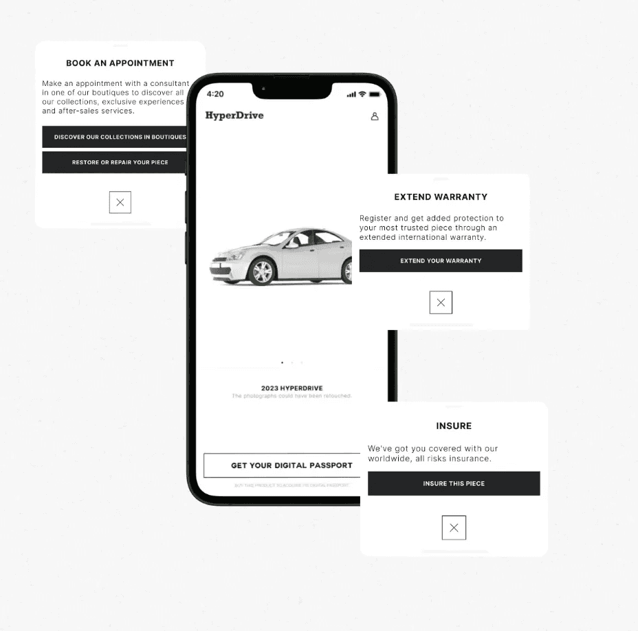 Example of a Digital Product Passport for Automobiles