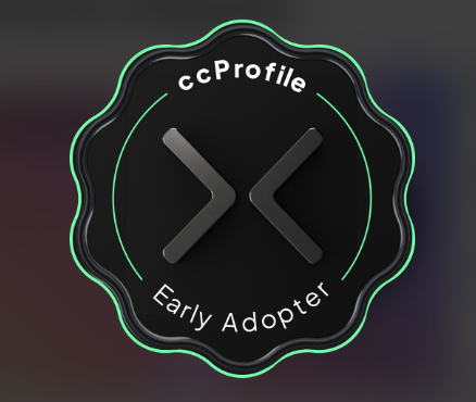 ccProfile Early Adopter