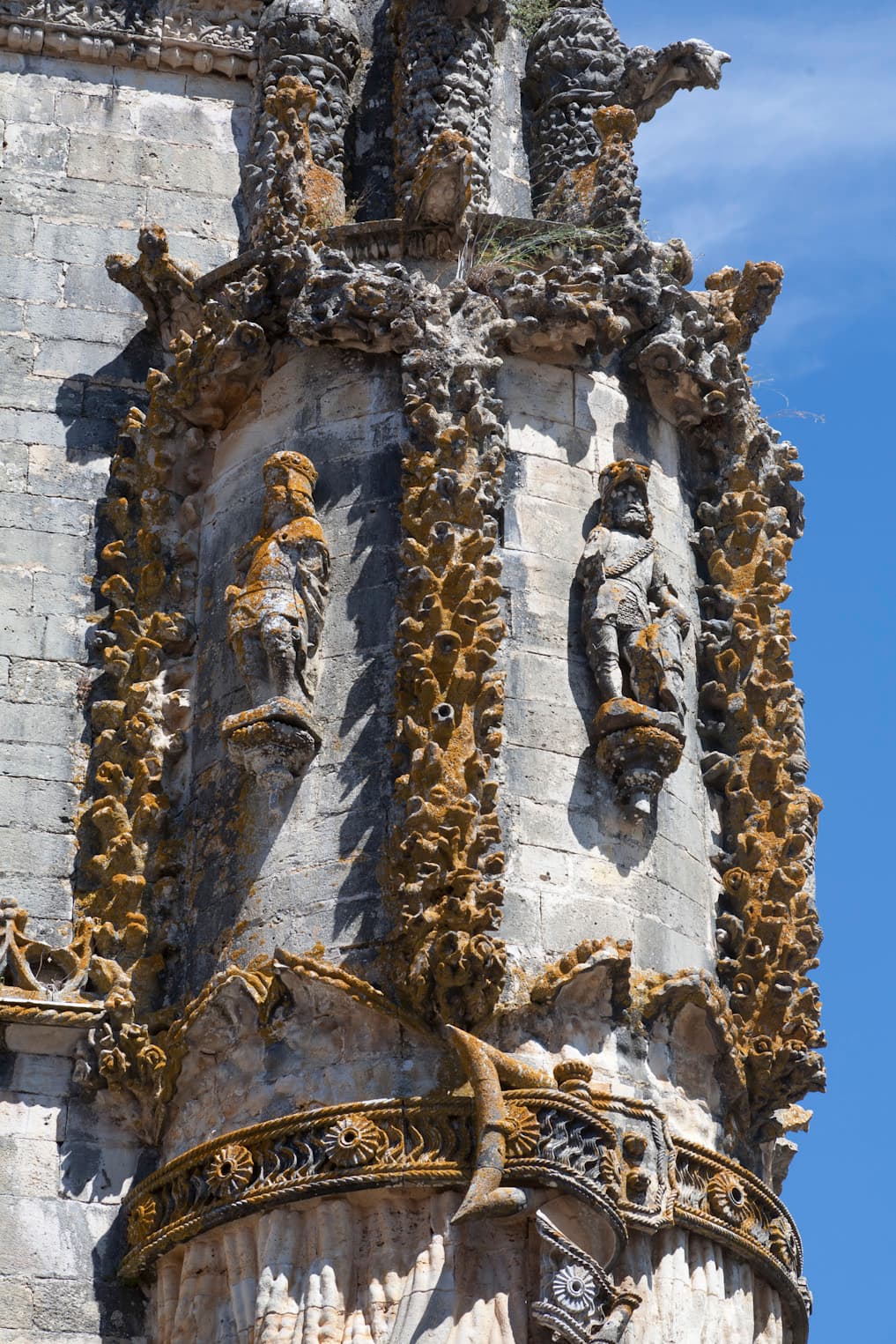West facade of the church (detail)