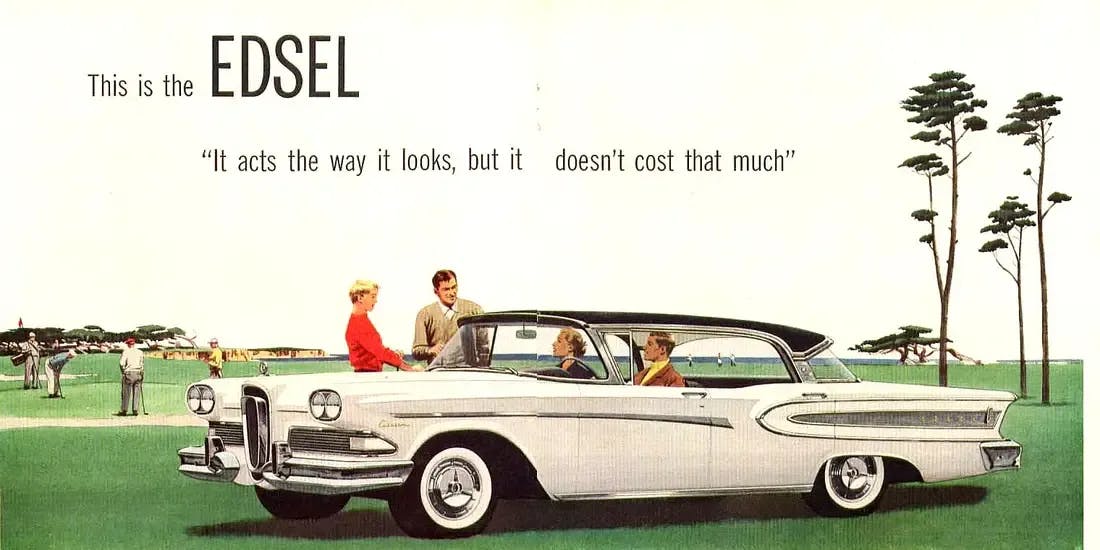 Ford Edsel advert