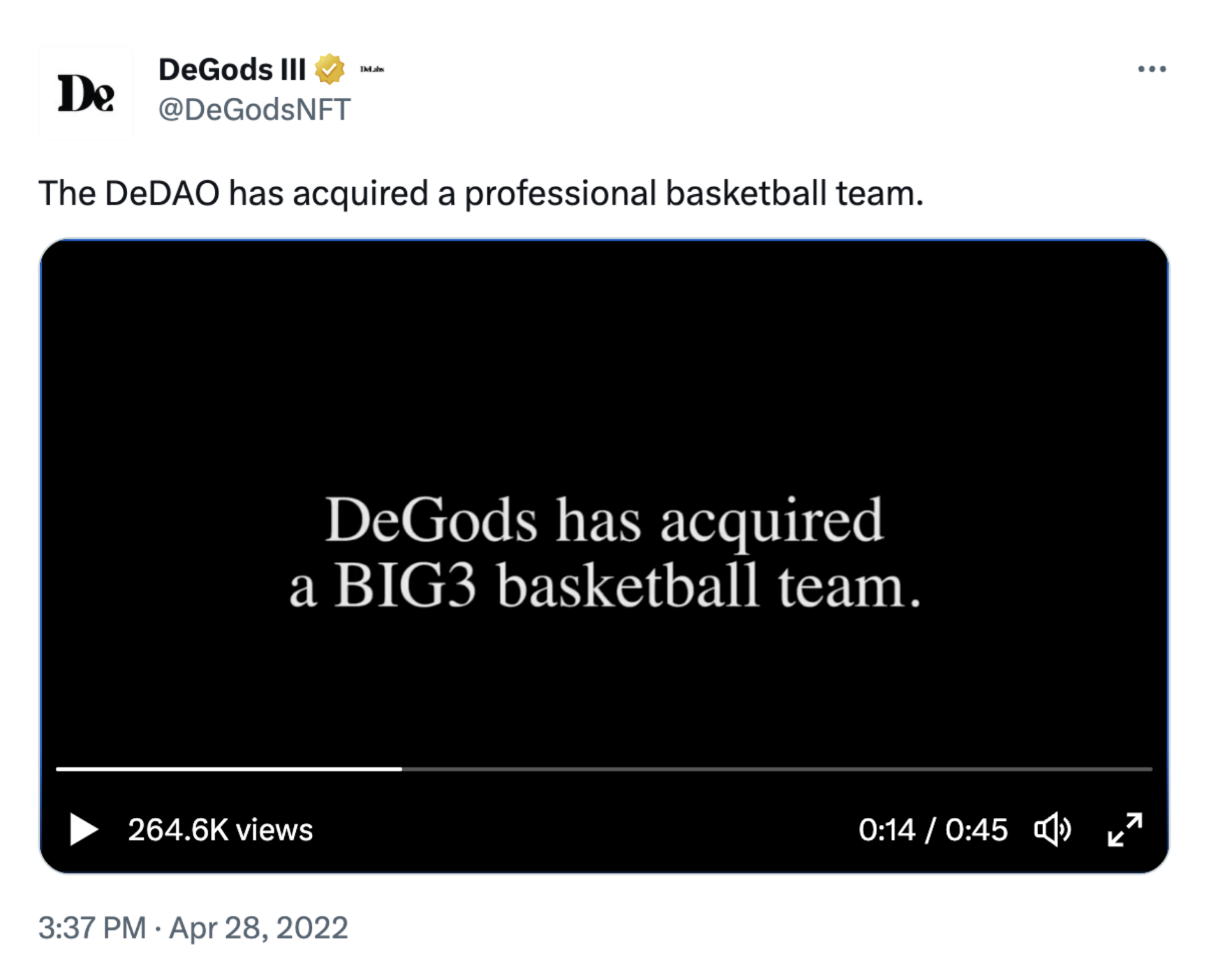 DeGods Acquires a Professional Basketball Team