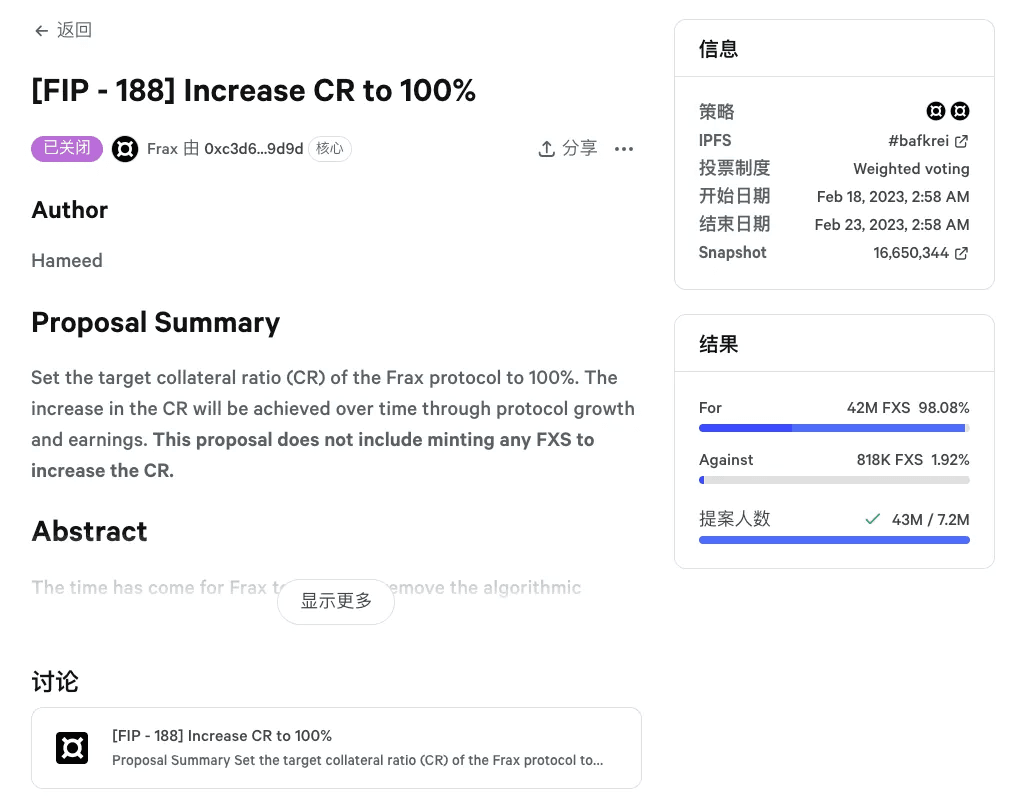 FIP 188 Proposal Passed