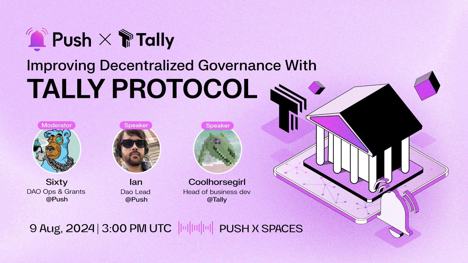 Push X Space with Tally