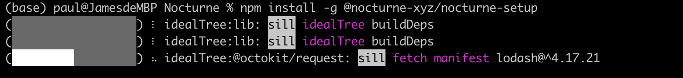 安装nocturne-setup的cli