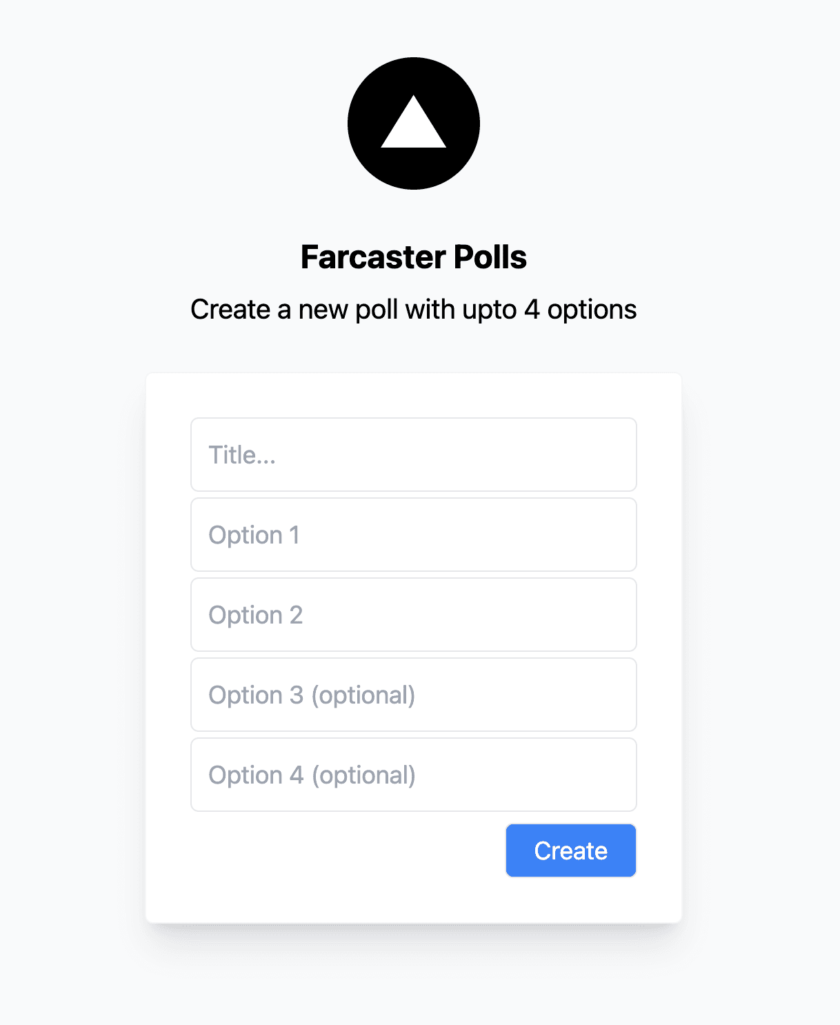 I didn't realize this was actually going to take me to a page to create a poll. I literally thought it was going to show me a poll.