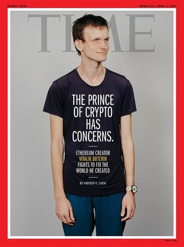If you haven't red Vitalik's interview with TIME for the first Issue of their NFT series, you should.