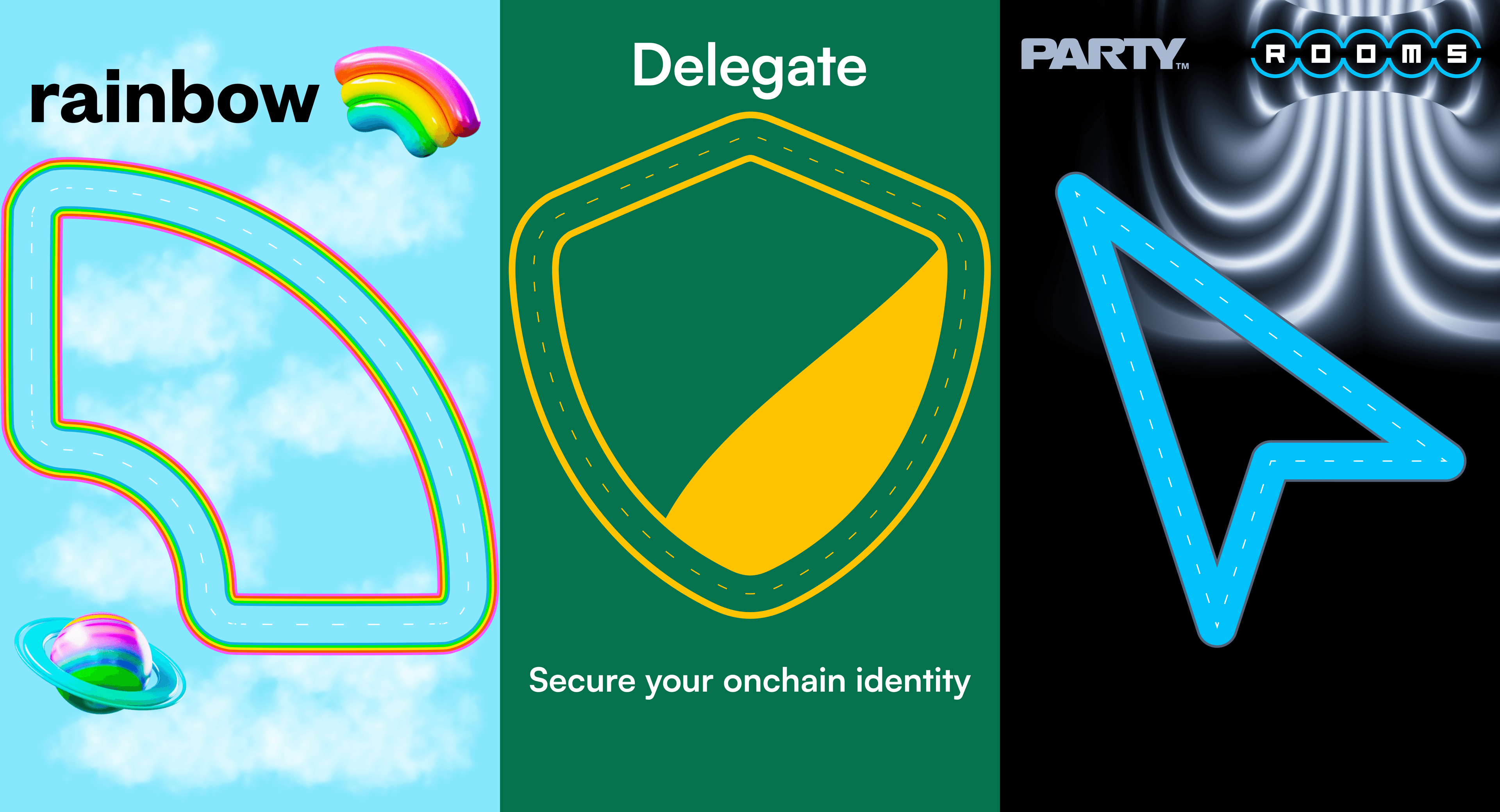 Season 1 Tracks for partners Rainbow, Delegate and PartyDAO