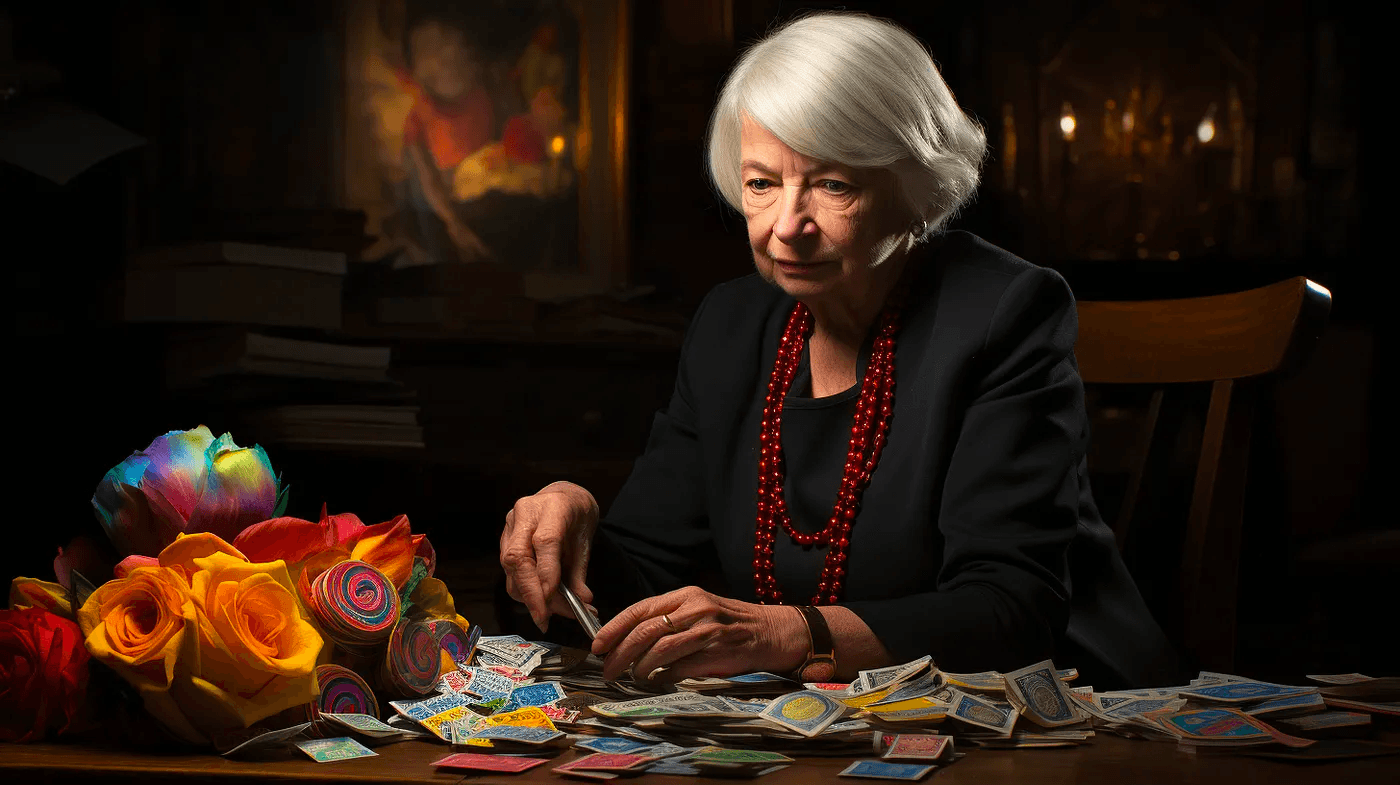 珍妮特·耶伦（Janet Yellen）独自玩乌诺（Uno）救经济