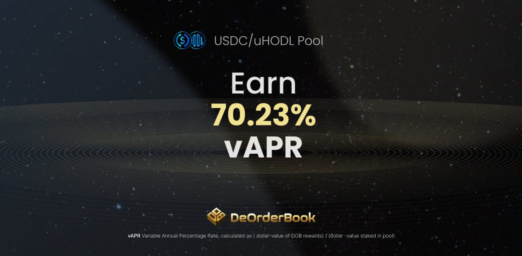 Our highest-yield HODL pool: USDC/uHODL.