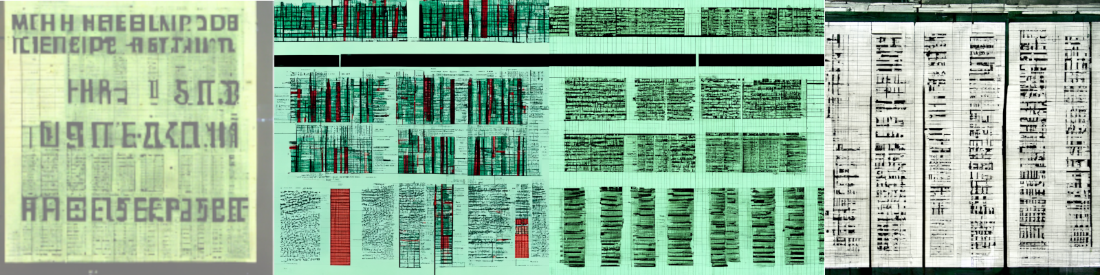 The source material: alien documents captured on microfiche