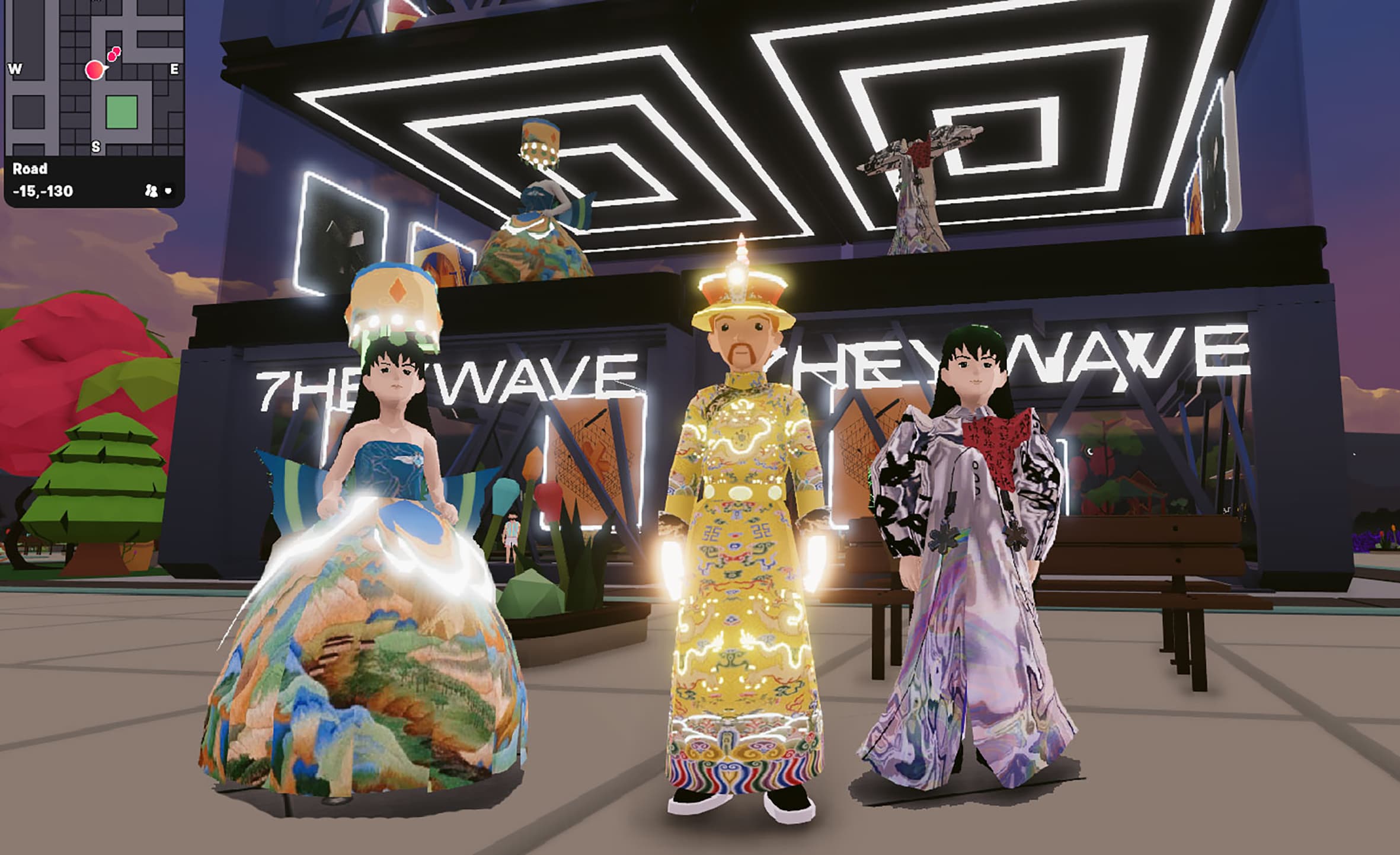  7heywave x Digifun Thousand Miles of Rivers and Mountains & Forbidden City Dragon Robe