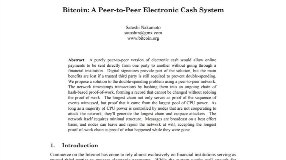 En 2008, el white paper del Bitcoin puso en marcha la revolución tecnológica del blockchain.