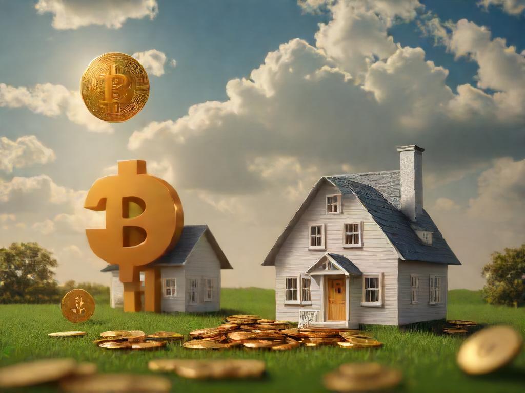 Selling houses for bitcoins