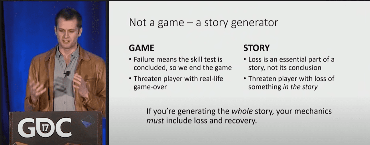 Sylvester’s 2017 GDC talk is well worth a watch | Image Credit: GDC / YouTube