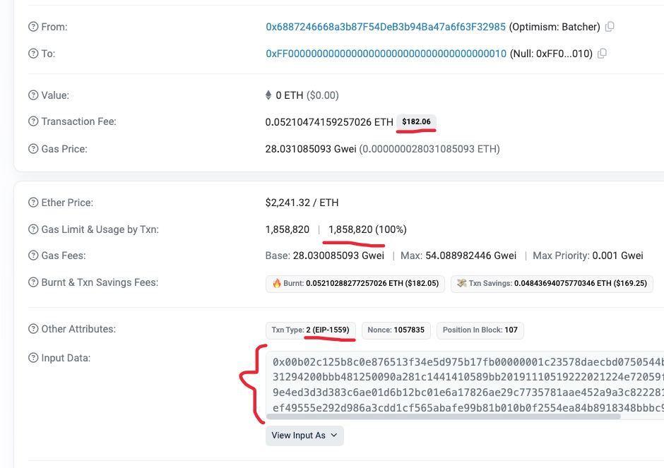 Random batcher transaction before blobs