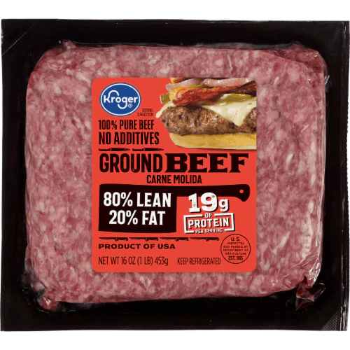 100% beef, no additives, preservatives or artificial ingredients, straight from the farm