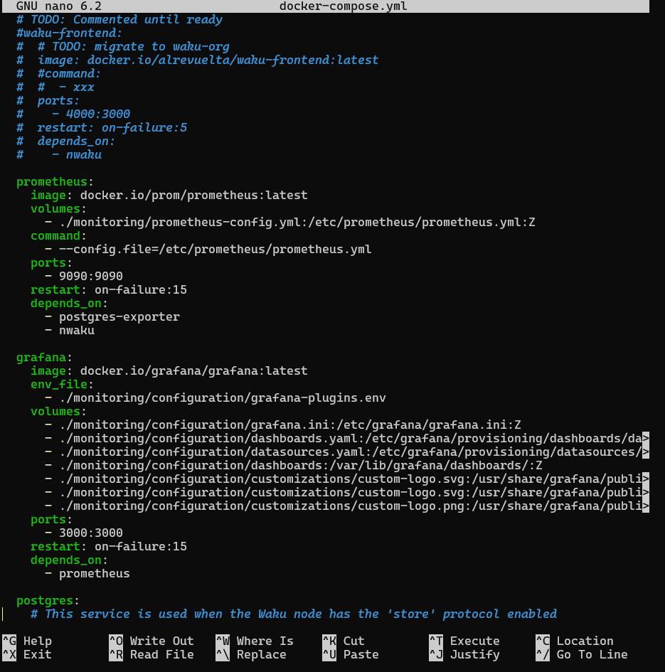 I'm using 9090 port for Prometheus and 3000 for Grafana