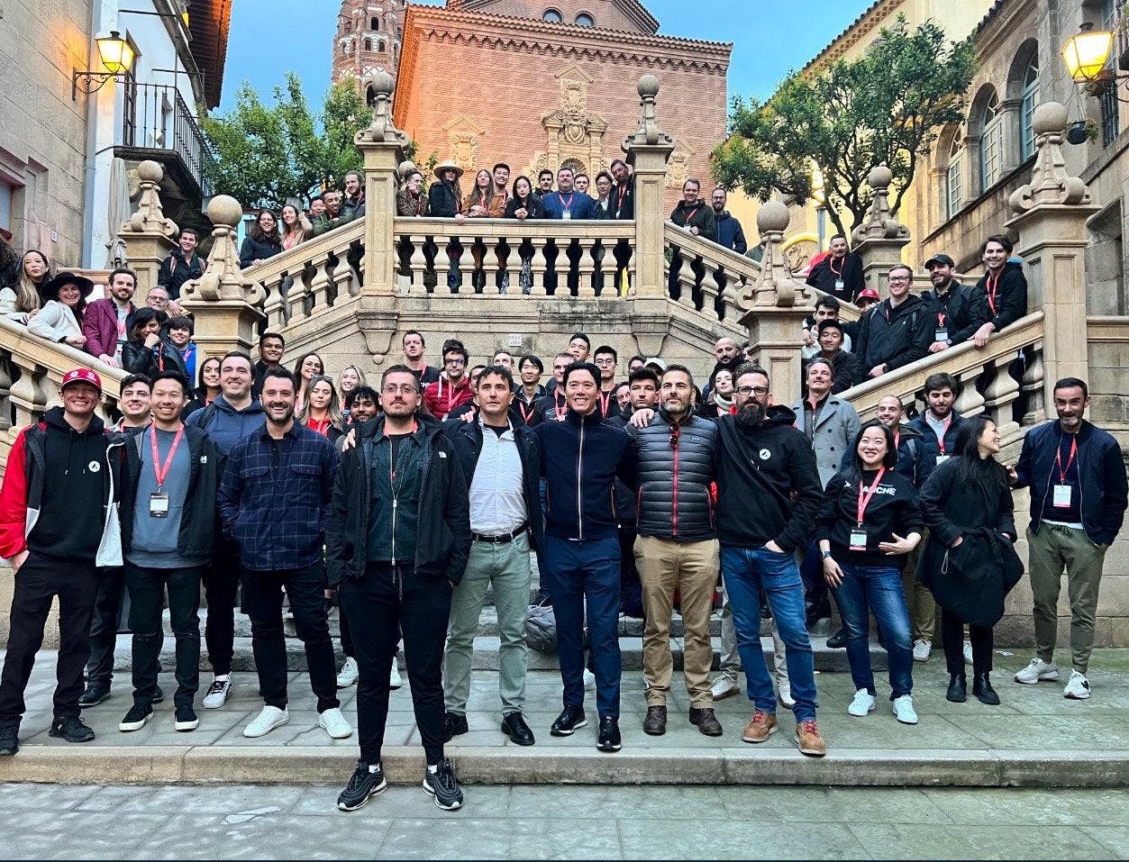 The Ava Labs team at Avalanche Summit 2022 in Barcelona, Spain. 圖片來源：Ava Labs