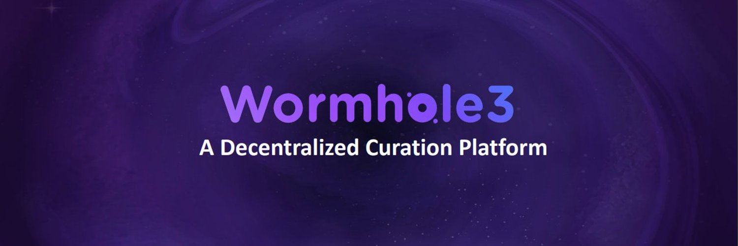 Hello, this is Wormhole3, A Decentralized Curation Platform.
