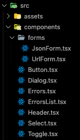 File component structure