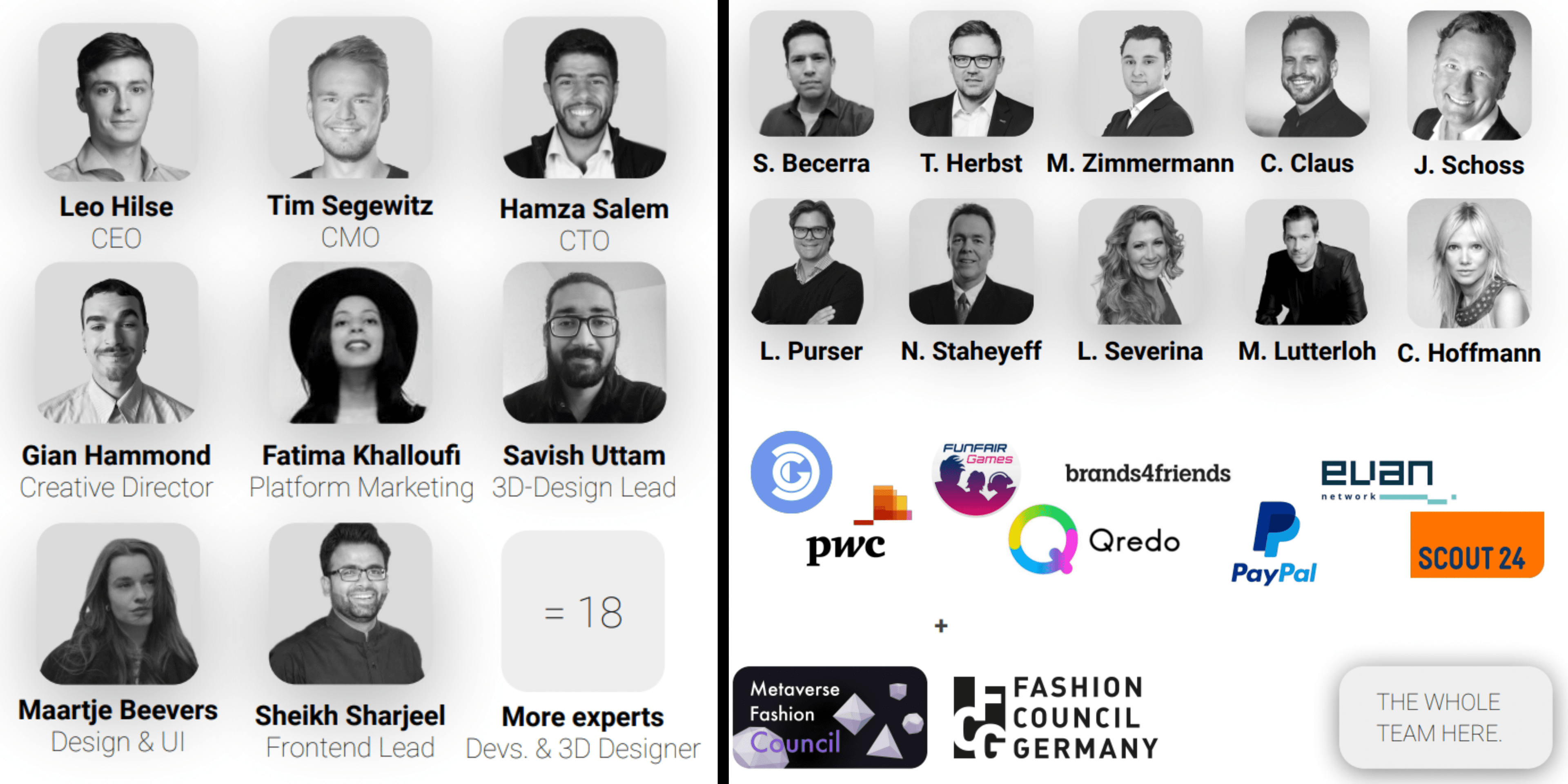 Operational Team & Advisors