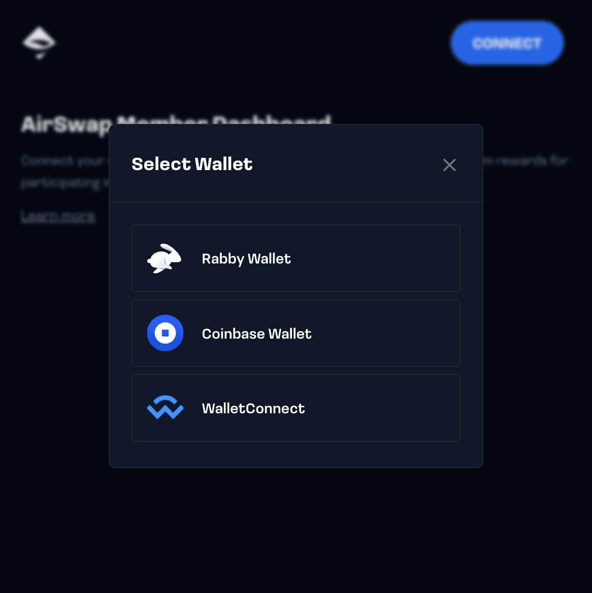 A view of the Web3 wallet connection implementation we'll be discussing