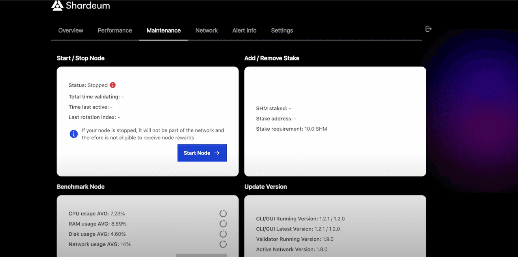 Click on Start Node