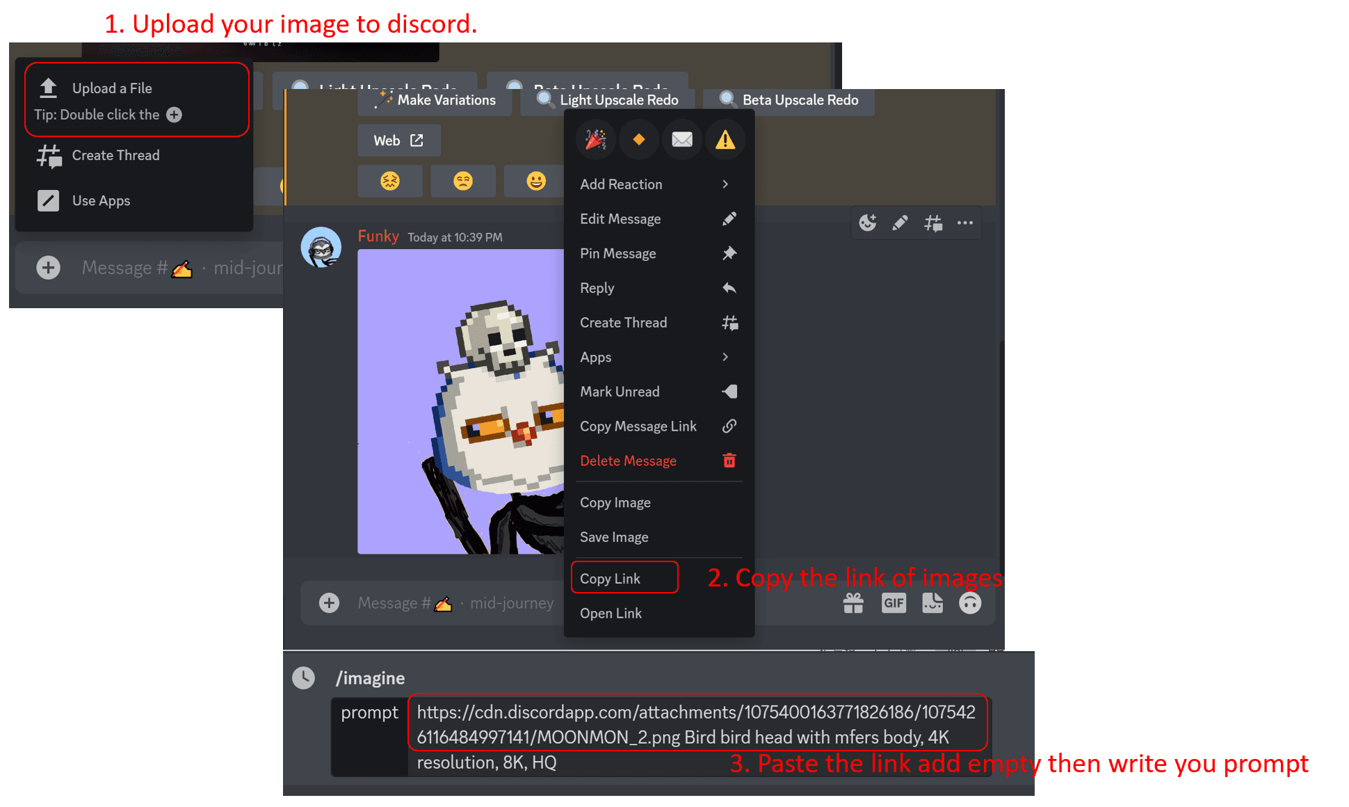 Input your own image as initial image to plot image with your prompt