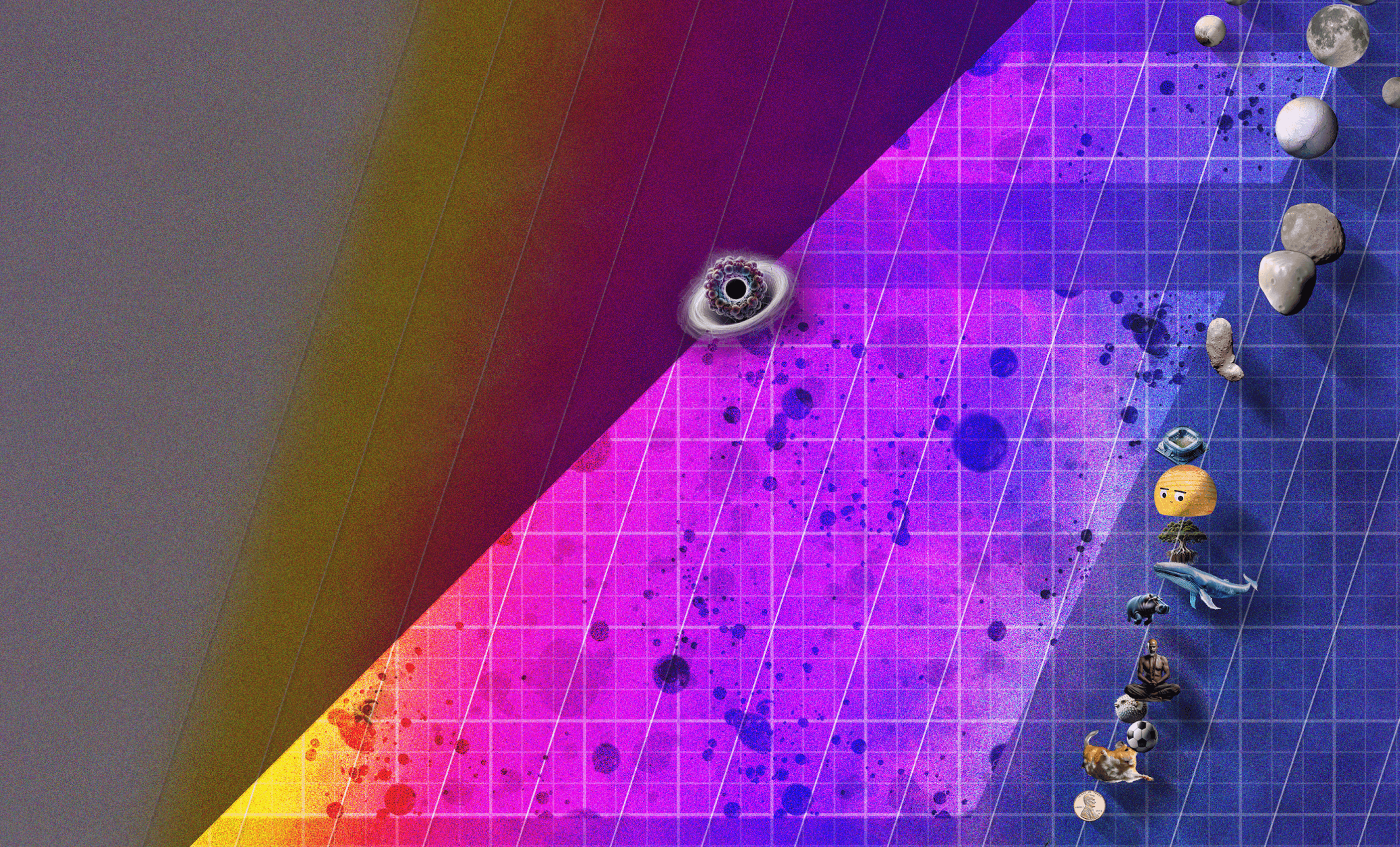 The "constrains" for Macro Dark Matter: smaller than an asteroid, maybe a moon, bigger than a coin, very dense.