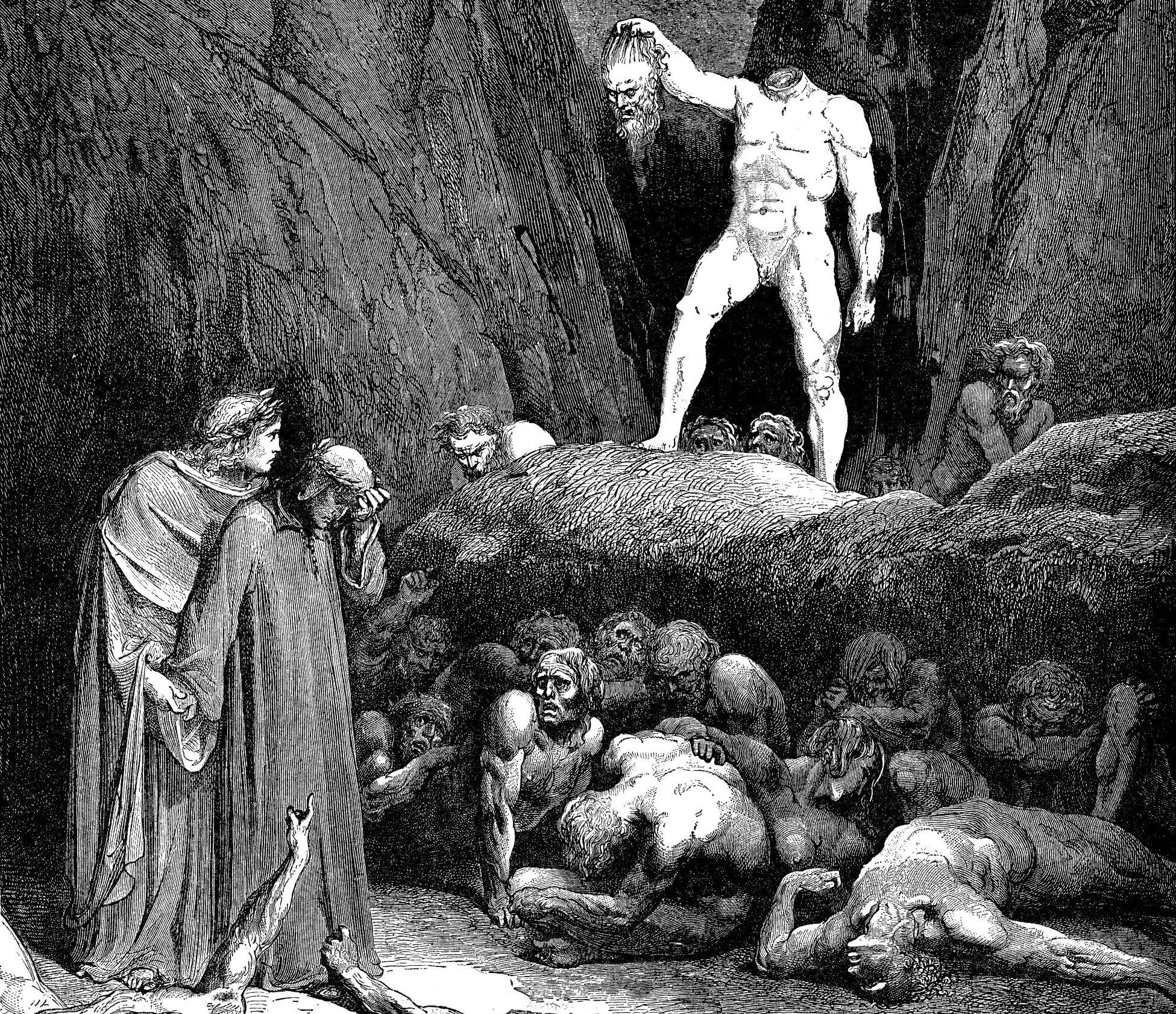 Inferno Canto XXVIII, Gustave Doré (1857)