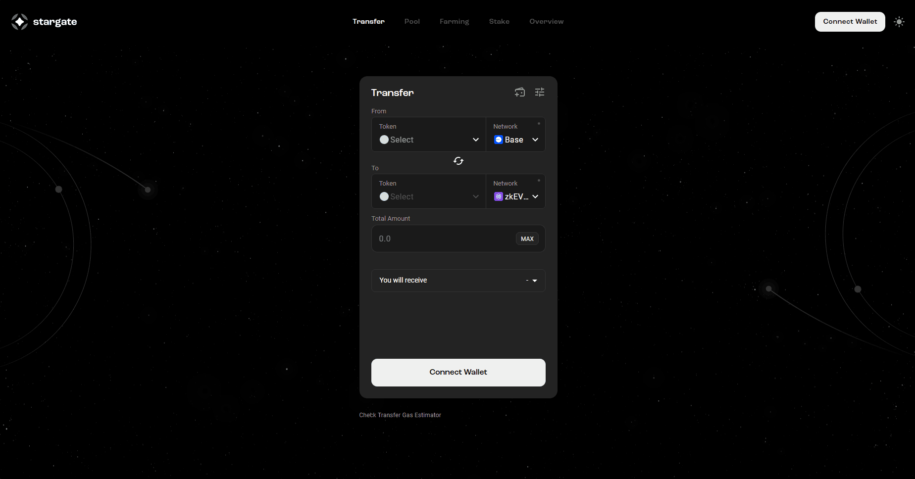 Stargate Finance UI