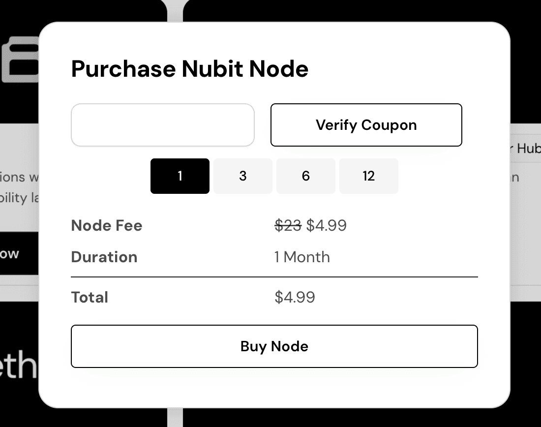 Purchase Nubit