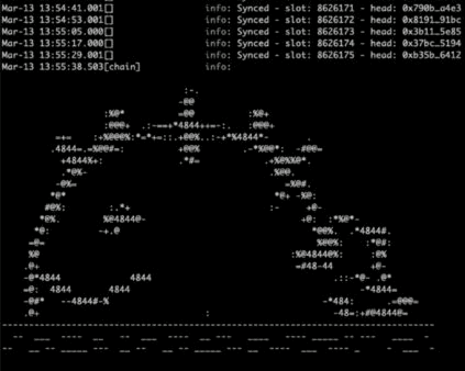 The Blobfish is the informal mascot of EIP-4844 and it appeared in people's nodes when the update happened :-)