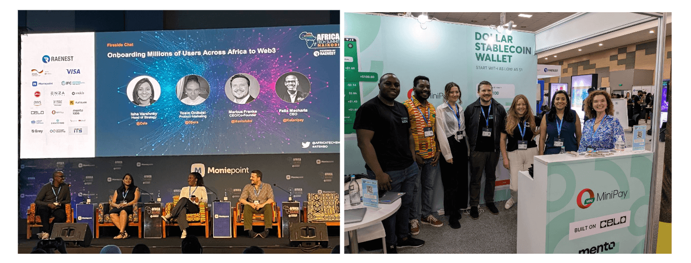 Day 1 of Africa tech Summit & Africa Money & DeFi Summit with Mento Labs