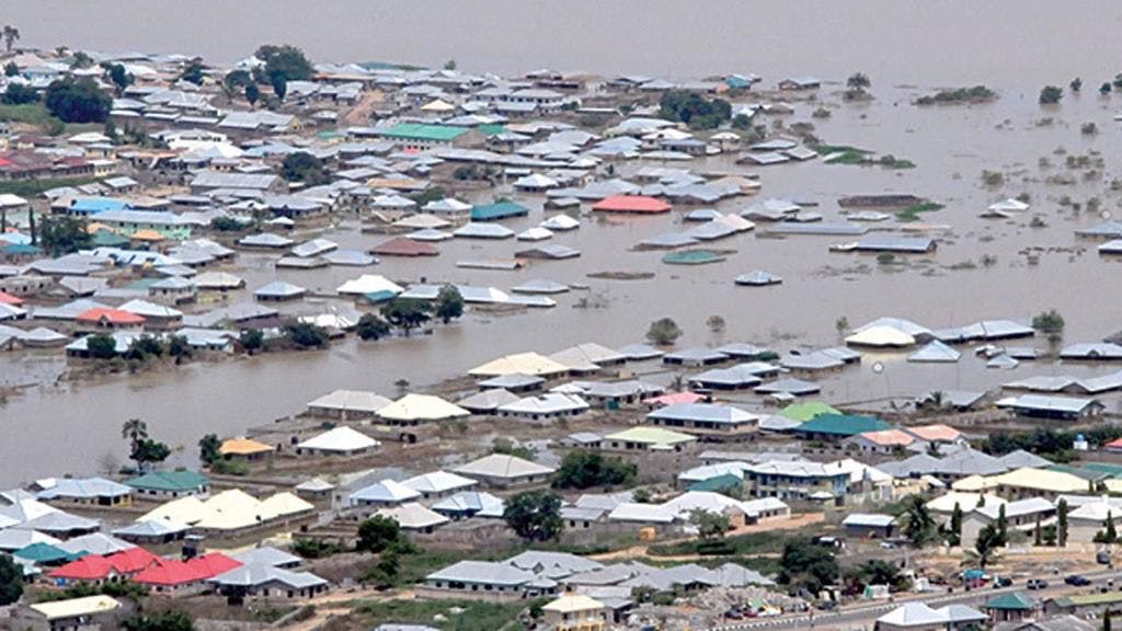 Flood area in Bayelsa